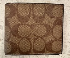 new brown/tan coach wallets for women or men
