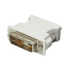 12 5-PIN Dvi-A M To 15-PIN VGA F Adapter Black To DVI Very Good