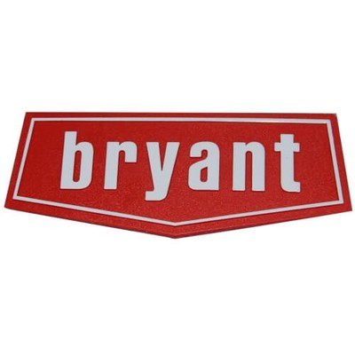 CARRIER 312250-406 BRAND BADGE HVAC 6'' X 4'' ALUMINUM COMPATIBLE MODELS