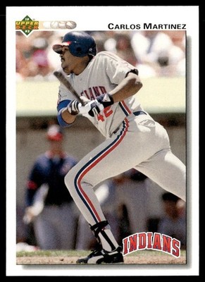 1992 Upper Deck Carlos Martinez Cleveland Indians #598