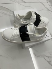 Valentino Garavani 11. Rockstud Untitled Size 42 EU White/Black,  Sneakers Uomo