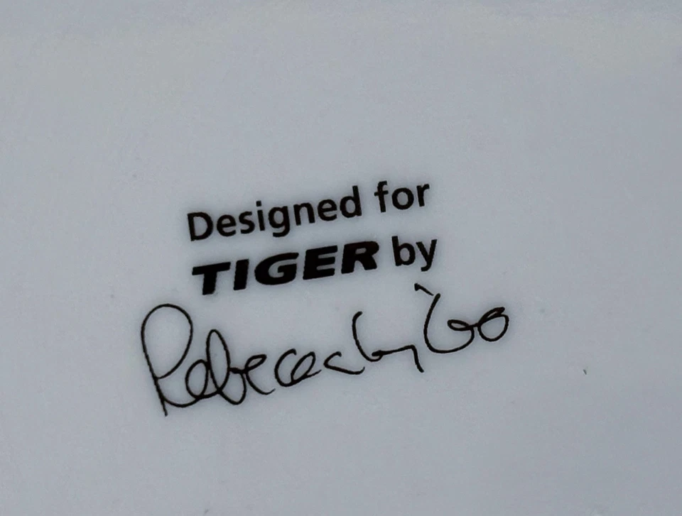 Juego de 4 platos de pescado blanco azul 8 pulgadas kitsch costero abuela océano náutico Foto 4 de 4