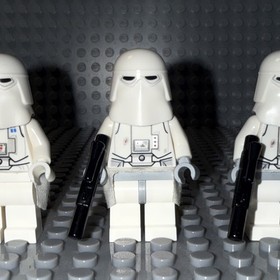 LEGO Snowtrooper Commanders minifigures lot of 3 SEE BELOW - Great condition