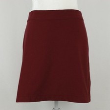 Kuhl Women's Small Dark Red Pull On Casual Knit Mini Skirt