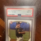 PAUL SKENES 2023 1ST BOWMAN DRAFT #BD-14 ROOKIE RC PSA 8 Pittsburgh Pirates