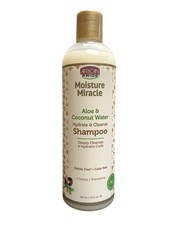 African Pride Moisture Miracle Shampoo - 12 fl oz - Aloe and Coconut Water
