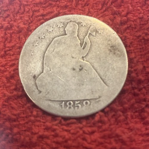 1858-O Seated Liberty Half Dollar  90% Silver