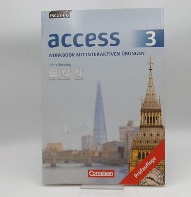 Englisch G Access 3 Lehrerfassung Workbook Audio-CD Lösungen Prüfauflage GUT