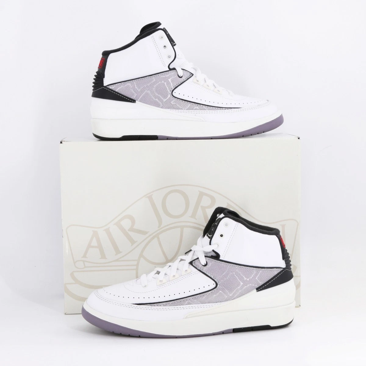 NIKE DR8884 102 Air Jordan 2 Retro Bianco Sneakers Uomo Taglia 9.5US (FPP010086)