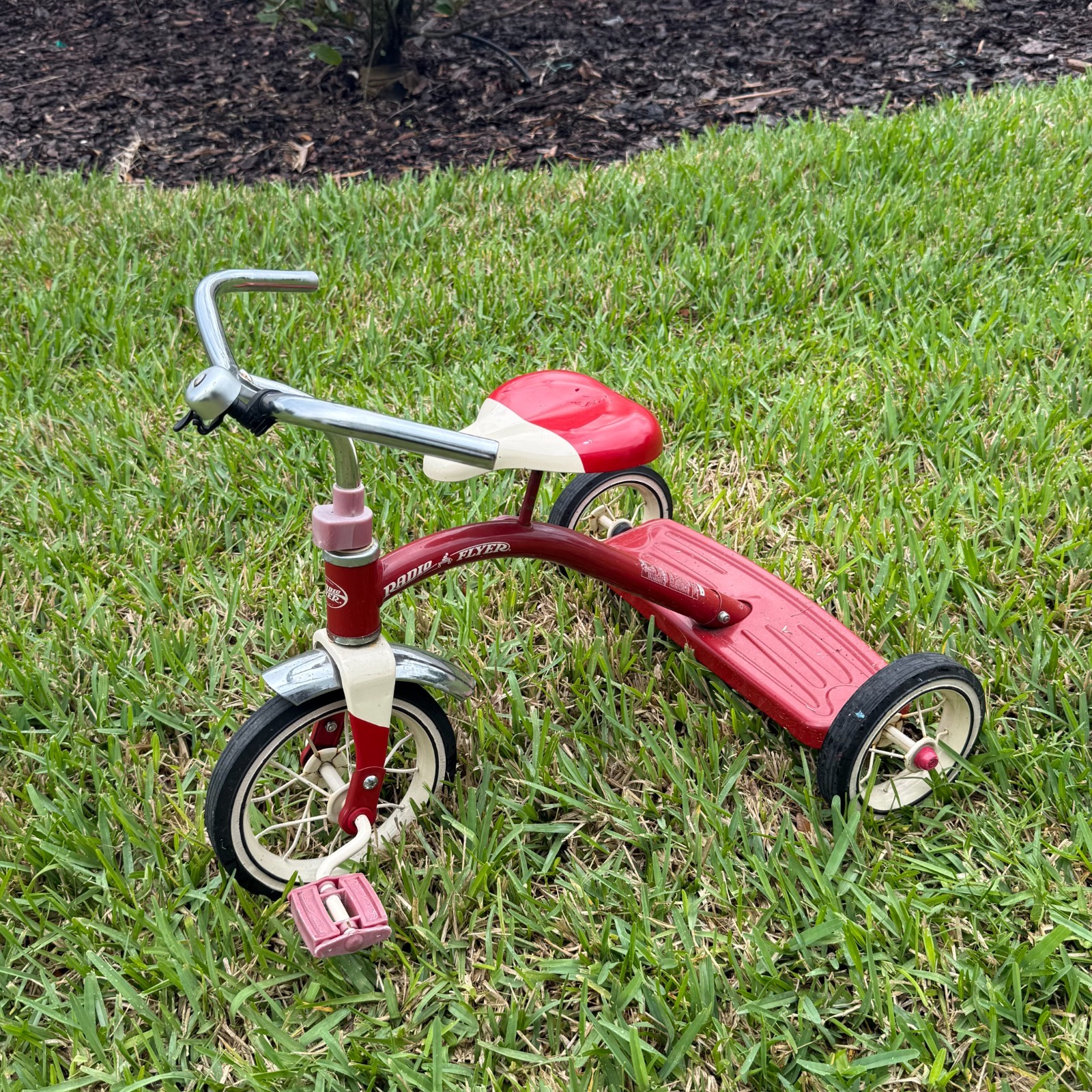 Vintage Style Radio Flyer Retro Red Tricycle Spoke Wheels Steel Frame Model 34B