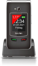 Senioren Klapphandy BeaFon SL645 Plus mit Ladestation - SOS-Notruftaste FM-Radio