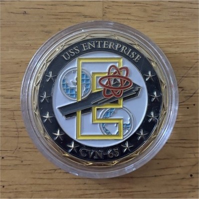 Star Trek U.S.S. Enterprise Commemorative Challenge Coin Sci-Fi Collectible
