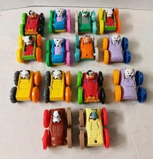 McDonald s Disney 101 Dalmations Happy Meal Toy Lot Of 14 Cars Flip Racers