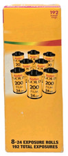 Kodak Gold ISO 200 Speed 35mm Film 8 Rolls of 24 - 192 Exp. NOS, Sealed, Expired