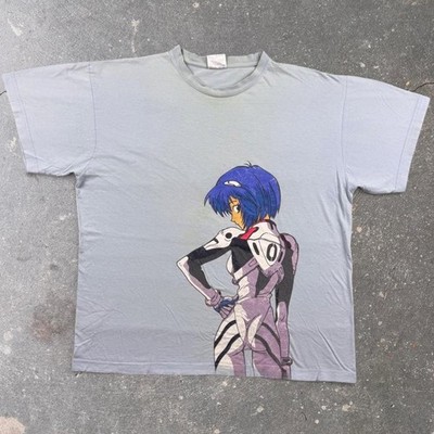 2000s Neon Genesis Evangelion Rei Ayanami EVA-00 Graphic Tee | Large
