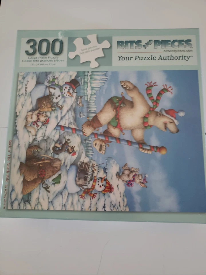 300 PIEZAS BROCAS Y PIEZAS PUZZLE ROCKIN THE NORTH POLE Foto 2 de 4