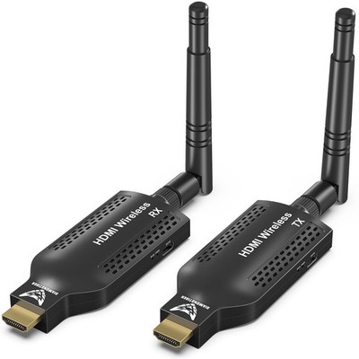 Wireless HDMI Transmitter and Receiver,4K Decode 1080P Output HDMI Extender Kit