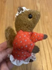 Vintage Fisher Price Mama Woodsy Finger Puppet 1979 Squirrel Mother 1979 Toy 70s