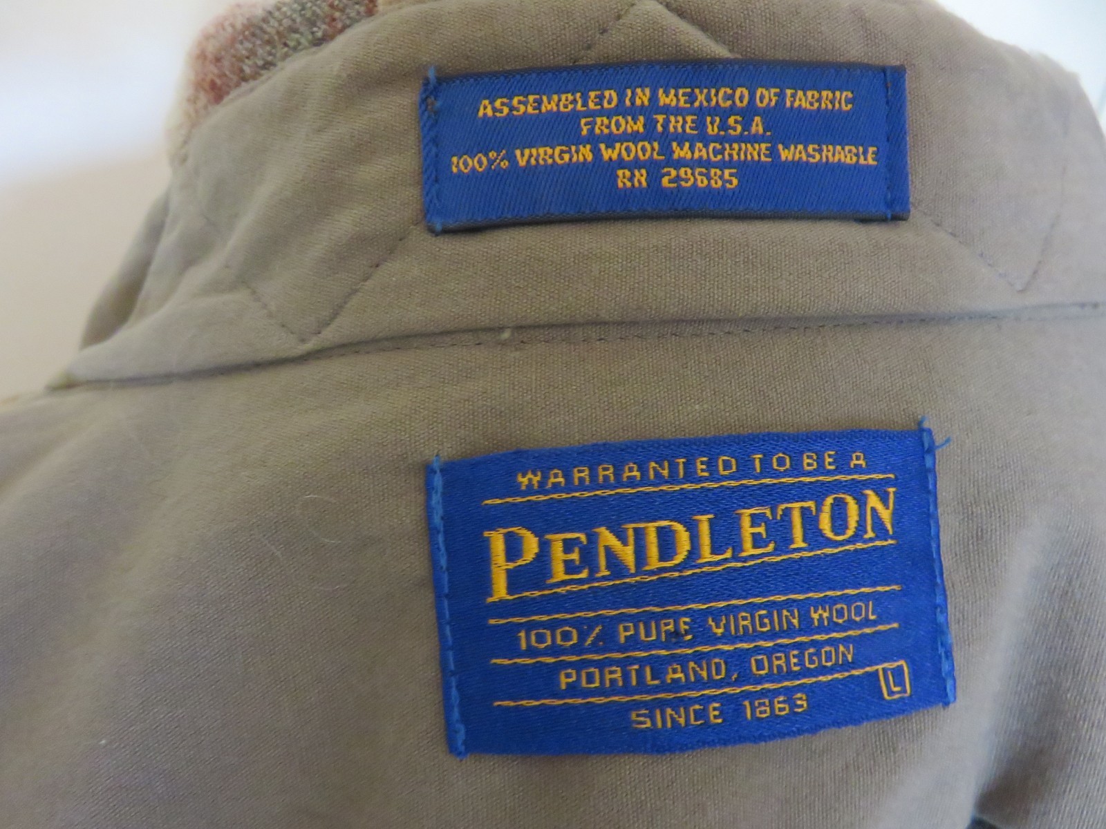 Pendleton Heritage Wool Plaid Western Long Sleeve… - image 17