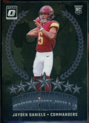 2024 Donruss Optic #7 Jayden Daniels Rookie Recruits