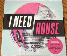 VARIOUS ARTISTS "I NEED HOUSE" BRAND NEW ORIGINAL 2017 UK 3CD ALBUM IMPORT