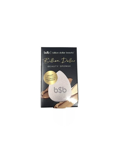 NEW IN BOX BDB Billion Dollar Beauty Vegan Charcoal Infused Beauty Sponge - Bild 1 von 3