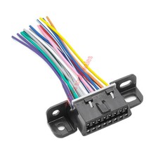 OBD2 Under Dash Mount Socket Plug Connector 16 pin Female Open Prewired OBD UK