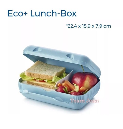 ☘️Tupperware Eco+ Lunchbox Hellblau Vesper Schule Arbeit Brotdose NEU☘️