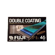 FUJI JP-IIx 46 DOUBLE COATING TYPE II EXTRASLIM AUDIO CASSETTE NUOVO SIGILLATO