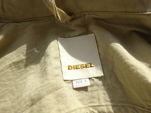 DIESEL RN 93243 CA 25594 JACKET Dam Jacke mit Kapuze Biker Jeans Gr.S Sand Neuw - Bild 9 von 12