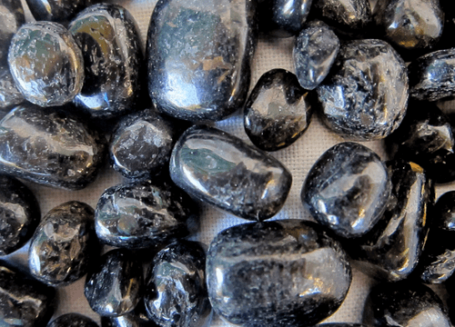 1X Coppernite Tumbled Stone 30mm Healing Crystal Past Life Recall Akashic Record - Picture 3 of 4
