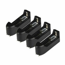 4pcs Wall Universal Battery Charger For 16340 14500 1865 26650 3.7V Li-ion Cell