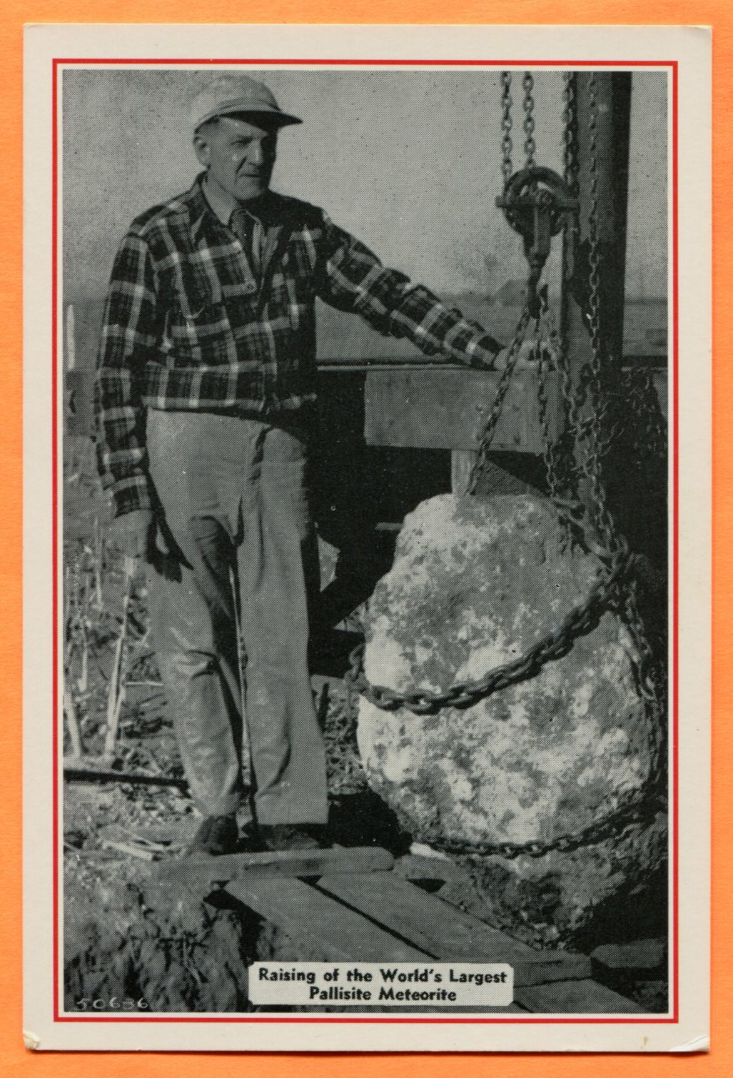 Greensburg, KS, Stony Iron Meteorite Found, circa 1960 Postcard eBay