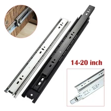 10in~20inch Full Extension Ball Bearing Heavy Duty Drawer Slide Rail 1/5 Pair