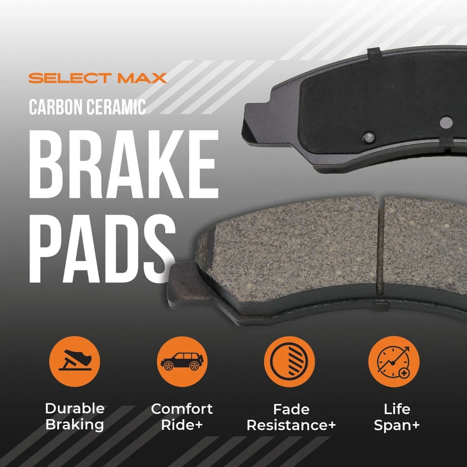 Front Carbon Ceramic Pad for 1995-2005 Mitsubishi Galant Dodge Avenger - Image 2 of 4