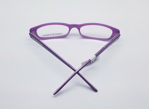 1 Stück Neu Hart Süßigkeiten Dunkellila Brillengestell 53-16-135 #479 - Bild 10 von 12
