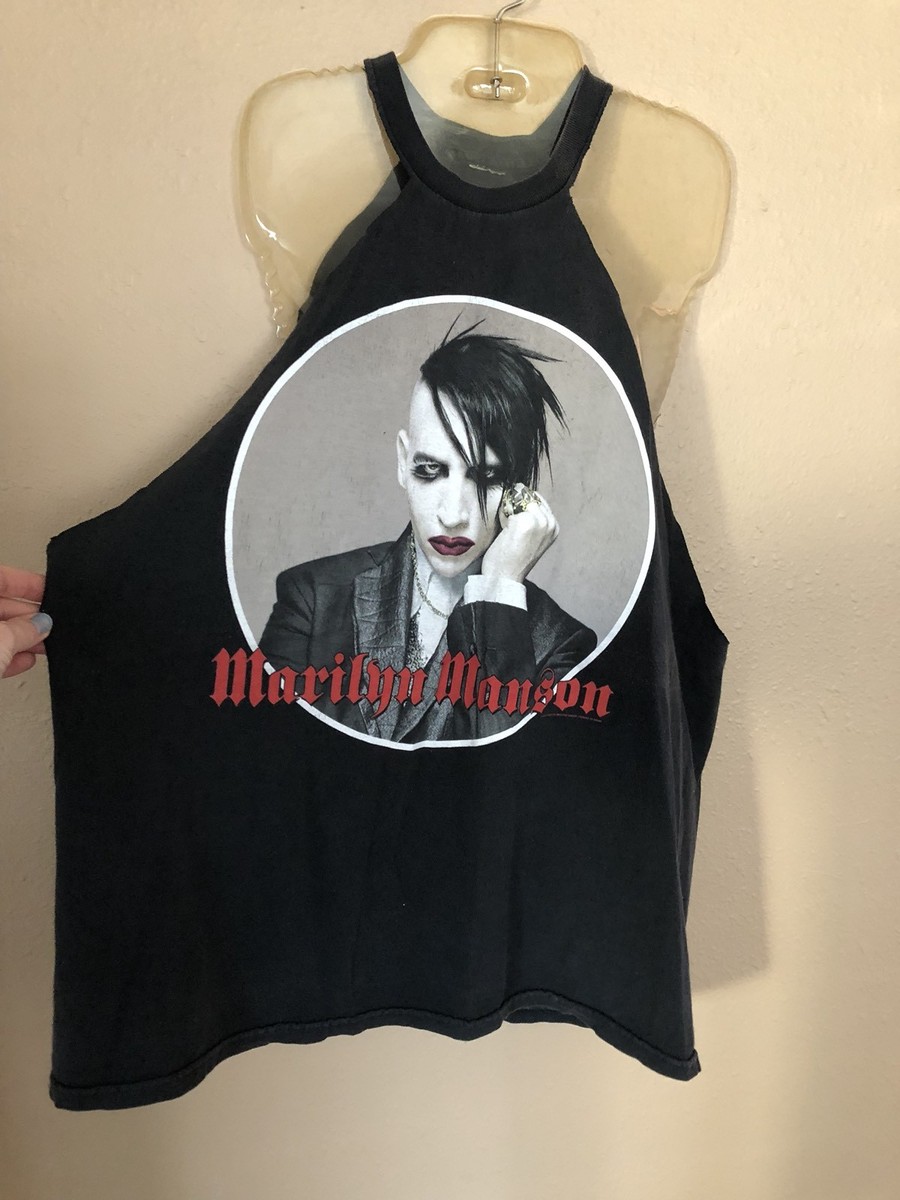 VINTAGE MARILYN MANSON AGAINST ALL GODS TOUR CONCERT T-SHIRT