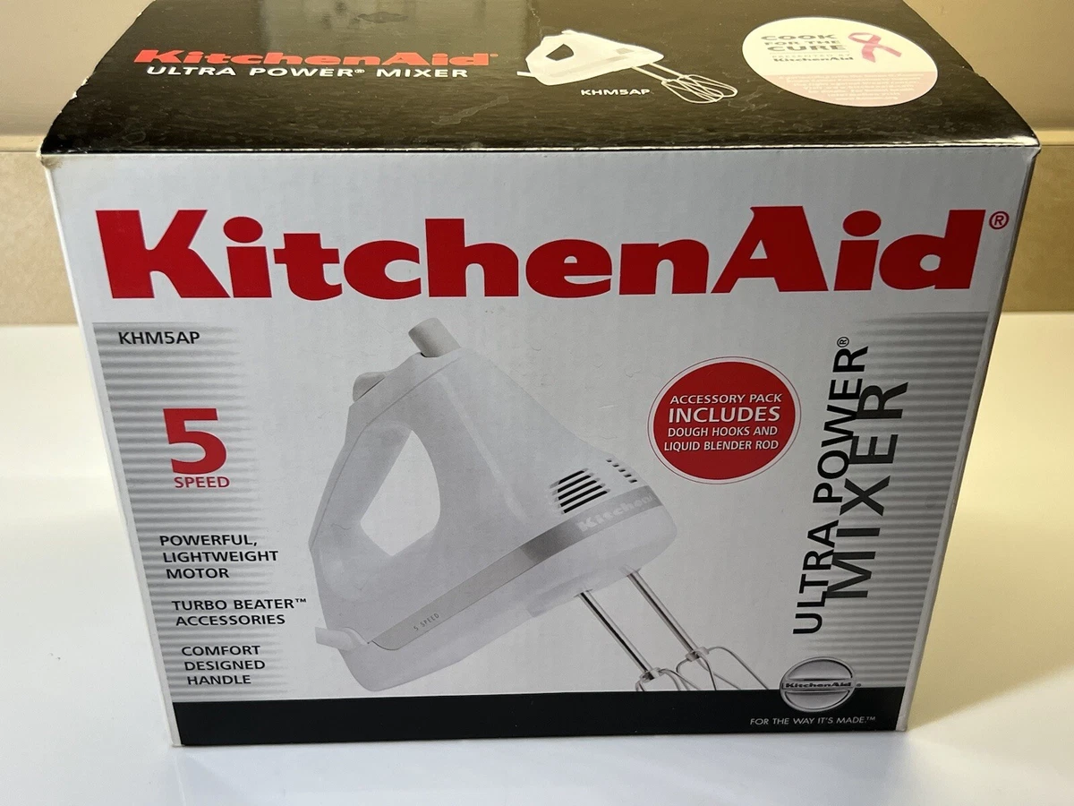 KitchenAid 5 Speed Ultra Power Hand Mixer White