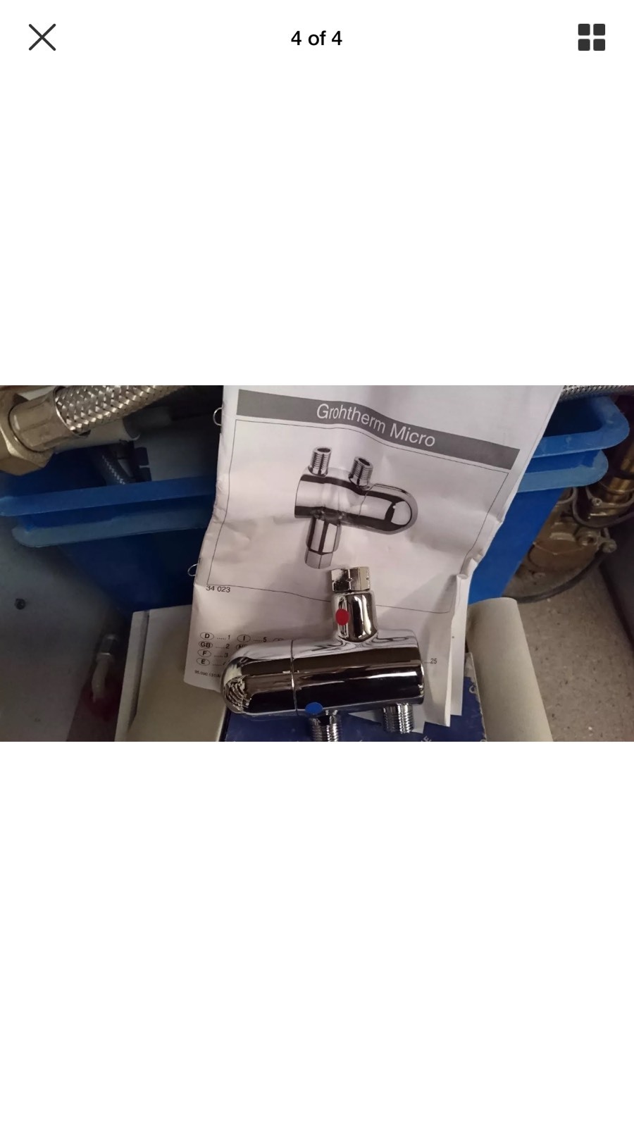 GROHE Grohtherm Micro Thermostatic Scalding Protection 34023 000  