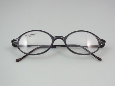Bluebay by Safilo 130 B&B 41/9DR Lesebrille Brillengestell Rund Cat Eye Schwarz