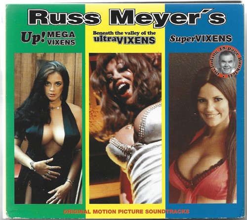 Russ Meyer Soundtracks Megavixens/Ultravixens/Supervixens CD Nude Vixens Booklet