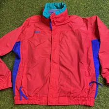 VTG 90s Columbia Men's Radial Sleeve Bugaboo Shell Jacket Color Block Sz L USA