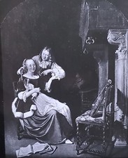 The Unmusical Dog, P. C. van Slingeland, Magic Lantern Glass Slide