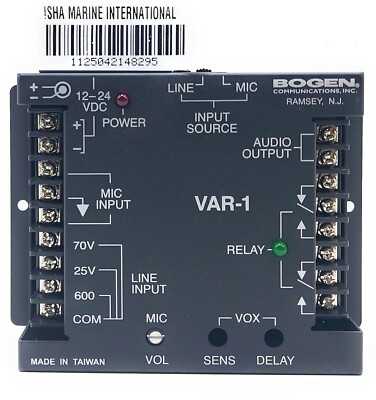 Bogen Communications VAR-1 Sprachaktiviertes Relais 148295