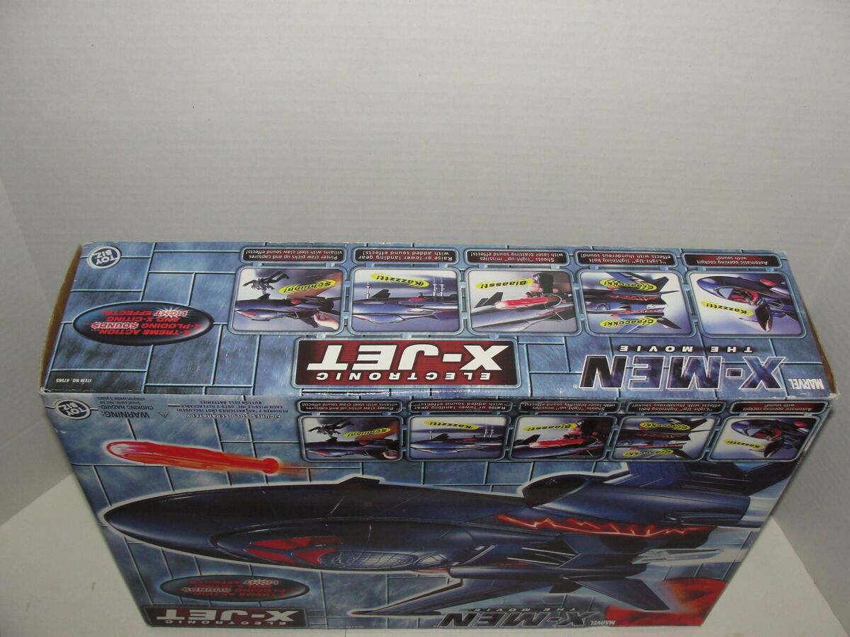 Marvel X-Men The Movie Electronic X-Jet Vehicle Toybiz 2000 Marvel X-Men The Movie Electronic X-Jet Vehicle Toybiz 2000