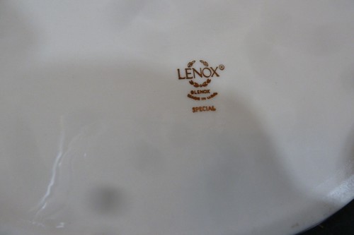 Vintage Lenox Oval Basket Weave Candy Dish Classic Ivory Color 1980s - Picture 11 of 15
