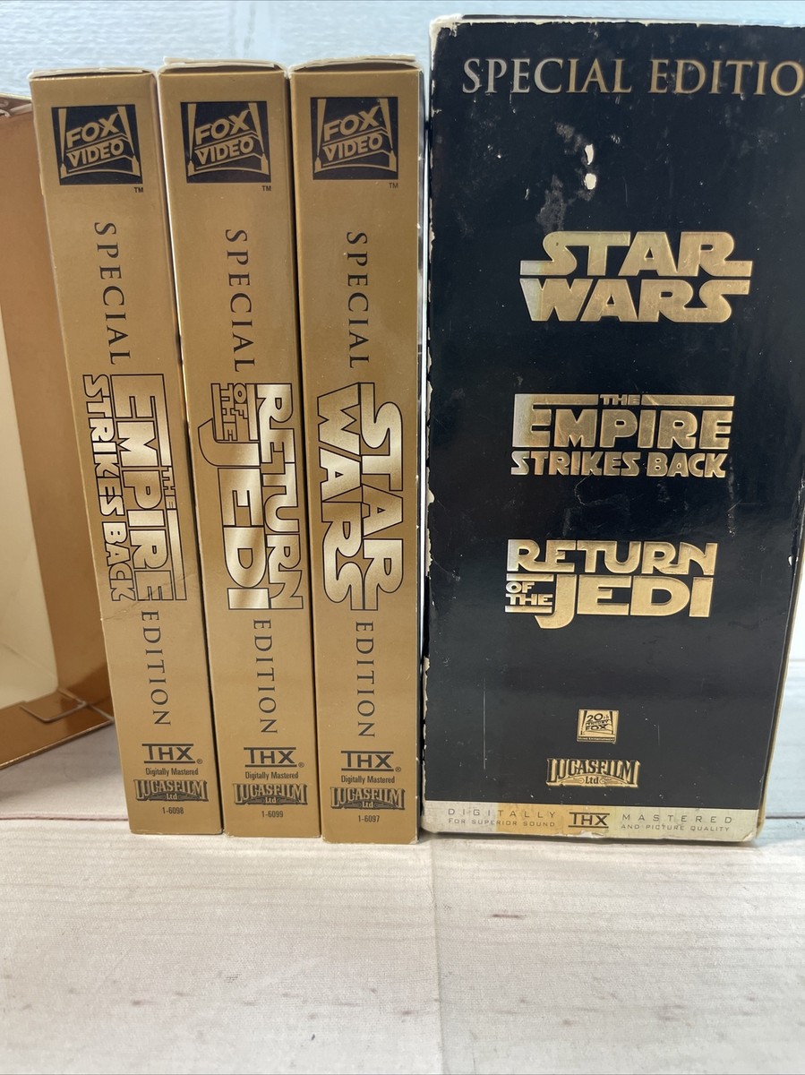 Star Wars Trilogy (VHS, 1997, Special Edition - 086162029301, 0