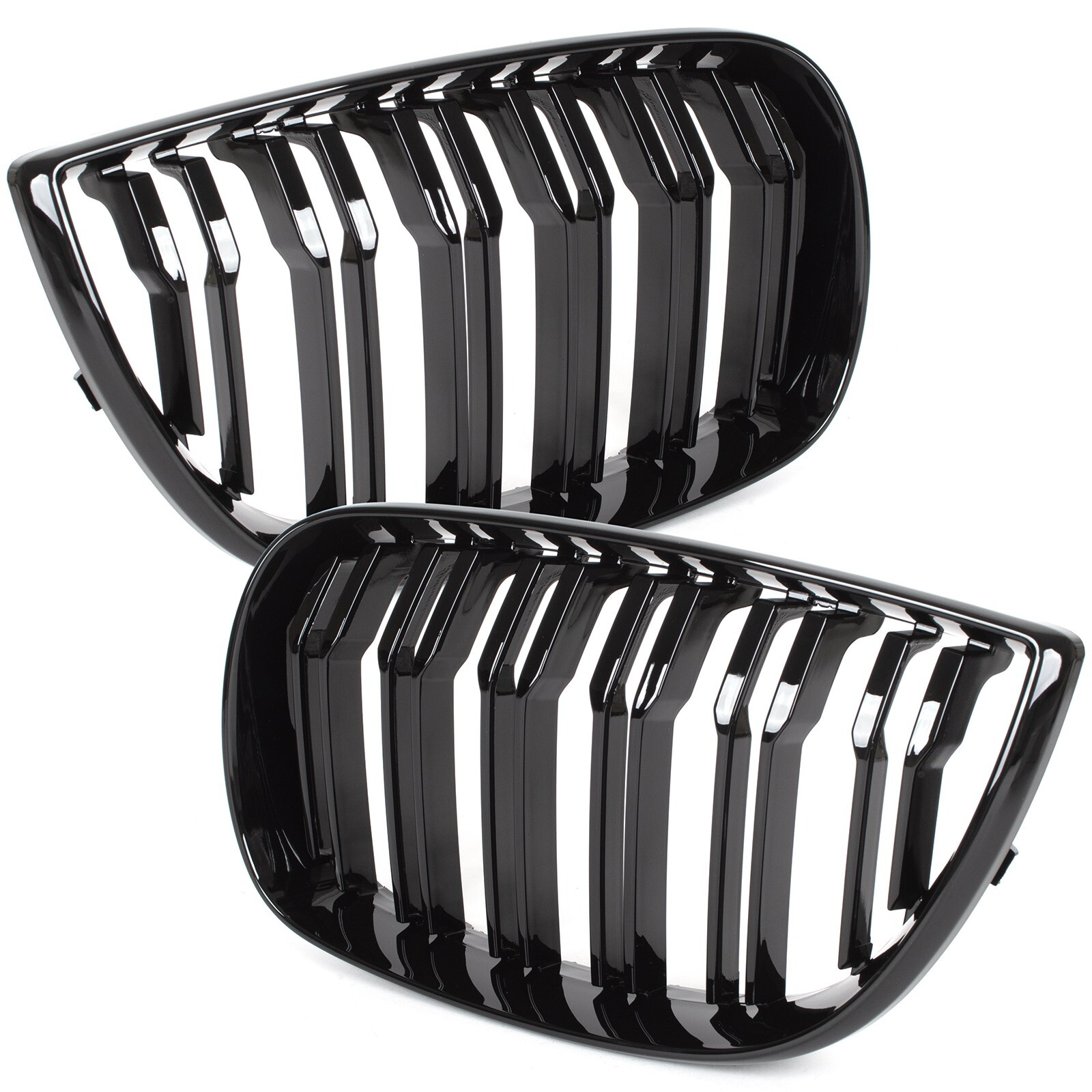 Grilles avant droite et gauche pour pare-chocs BMW Série 1 E87 E81 montage facile 04-07