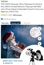 Top Vision Telescope Astronomical Telescope