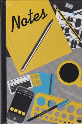 Notes Journal: Lined Journal, Hardcover with Accordion Pocket, and Embedded Pen 